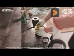 লাল পিইউ রাবার পিস্টন কাদা পাম্প উপাদান AH000004050200 মাঝারি চাপ